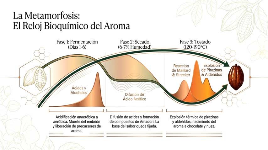 metamorfosis del aroma a Colombia
